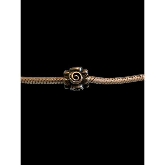 Authentic Pandora sterling silver Rose charm retired - Picture 1 of 1